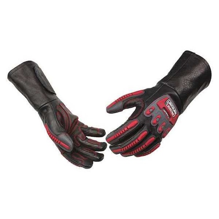 Lincoln Electric K3109 Welding Gloves, Gauntlet Cuff, Wing Thumb, Premium Cowhide, L K3109-L