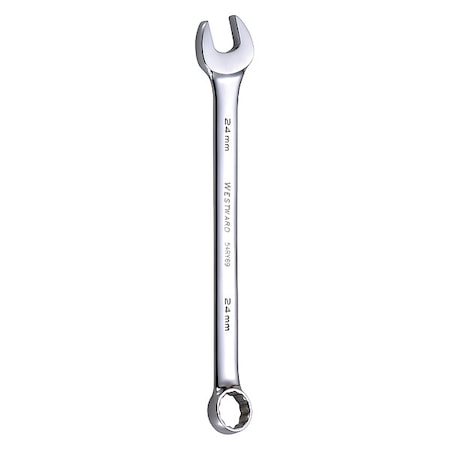 Westward Comb. Wrench, 24mm, Metric, Full Polish 54RY69