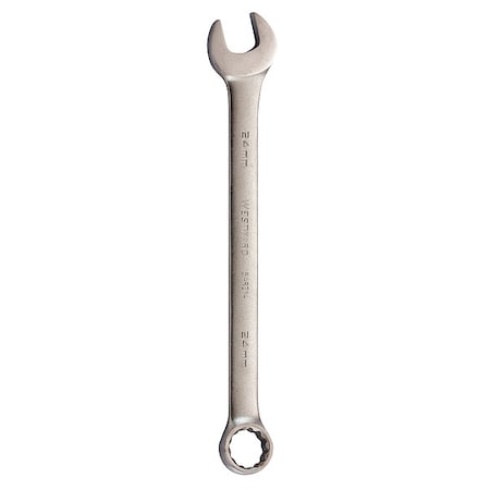 Westward Combination Wrench, 24mm, Metric, Satin 54RZ14