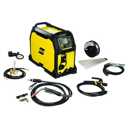 Esab Multiprocess Welder, Rebel EMP 235ic, Phase Single-Phase , 120V AC, 208V AC, 230V AC 0558012702