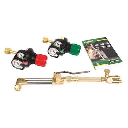 Victor Cutting Outfit, Journeyman Select EDGE 2.0 Series, Acetylene, Welds Up To 3 in CA2460+ 0384-2083