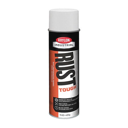 KRYLON INDUSTRIAL Rust Preventative Spray Paint, White, Gloss, 14 oz K00929007