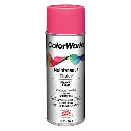 Krylon Industrial Spray Paint, Zinger Pink, Gloss, 10 oz CWBK01327