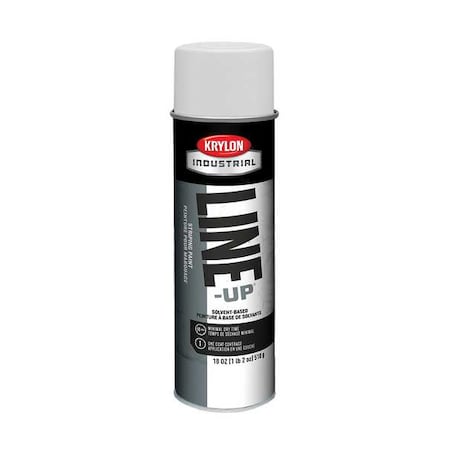 Krylon Industrial Pavement Striping Paint, 18 oz., Highway White, Solvent -Based K00830008