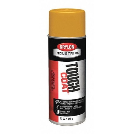 Krylon Industrial Rust Preventative Spray Paint, New Caterpillar Yellow, Gloss, 12 oz. A01319007