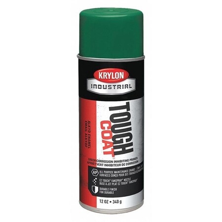 Krylon Industrial Rust Preventative Spray Paint, Green Corrosion, Gloss, 12 oz. A00344007