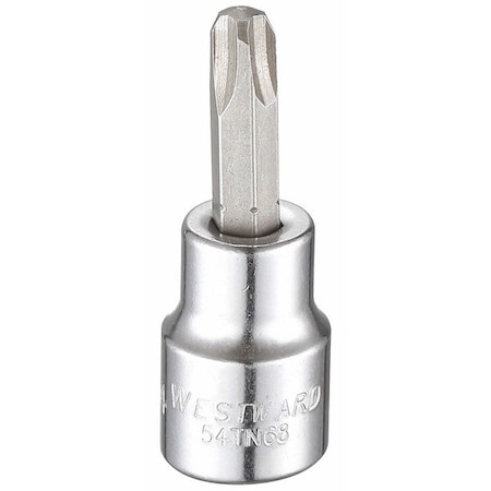 Westward 3/8 in Drive Phillips Socket Bit SAE No. 4 Tip, 2 5/8 in L 54TN68