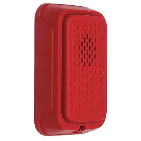 System Sensor Compact Horn, Marked Fire, Red HGRL