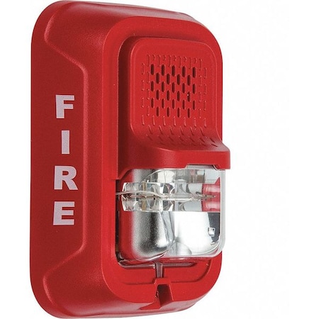System Sensor Horn Strobe Marked Fire Wall Or Ceiling P4rl