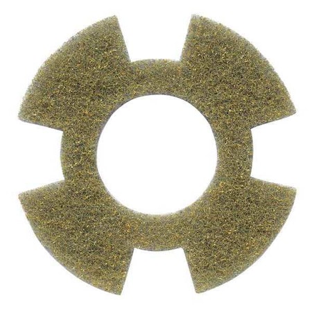 Tennant Cleaning Pad, Yellow, 12" Pad, Twister, PR 1237722