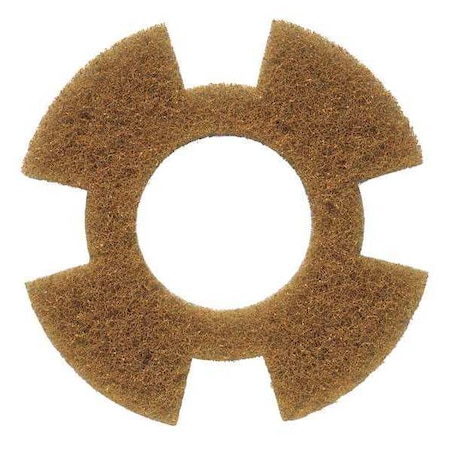 Tennant Cleaning Pad, Orange, 12" Pad, Twister, PR 1237723