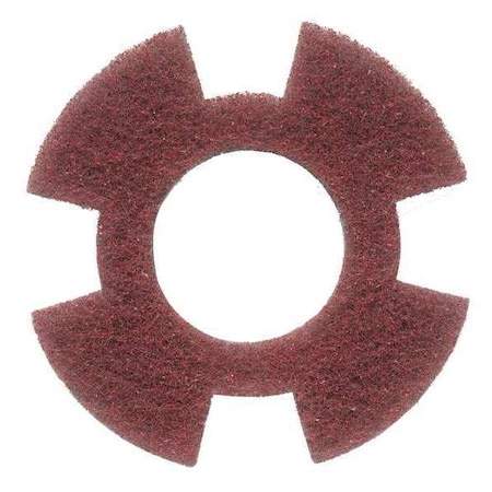 Tennant Twister Pad, Red, Size 9", 350 rpm, PK2 4036148
