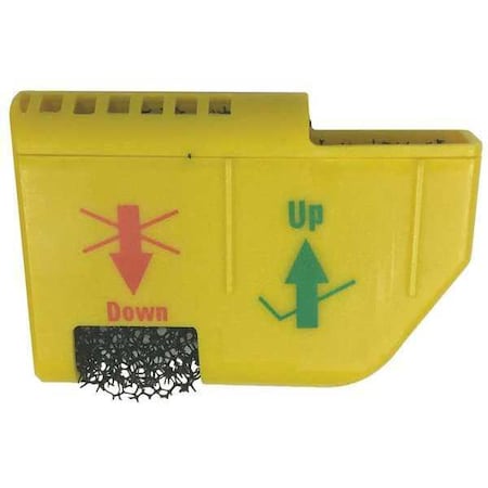 Tennant Recovery Tank Filter, Plastic, Yellow 1237769