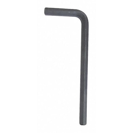 Westward Metric Plain Hex Key Hex Key, 6 mm Tip Size, 3 1/2 in Long, 6 mm Short 54TU80