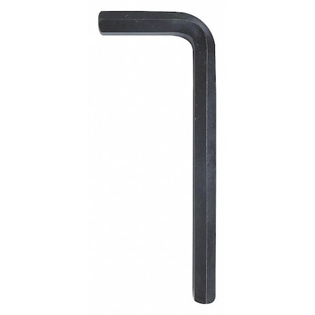 Westward Metric Plain Hex Key Hex Key, 9 mm Tip Size, 4 3/32 in Long, 9 mm Short 54TU83