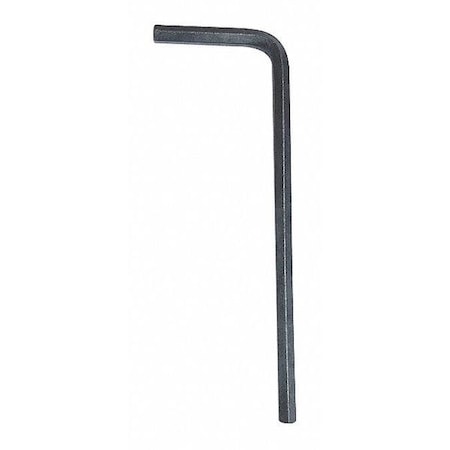 Westward Metric Plain Hex Key Hex Key, 2.5 mm Tip Size, 2 5/32 in Long, 2.5 mm Short 54TU77