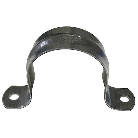 Zoro Select Pipe Strap, Galvanized, 1-1/2" Size GA-150PS
