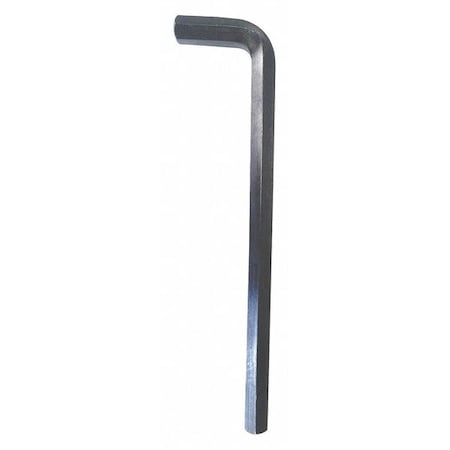 Westward Plain L Key Hex Key, 5/8 in Tip Size, 9 23/32 in Long, 5/8 in Short 54TU65