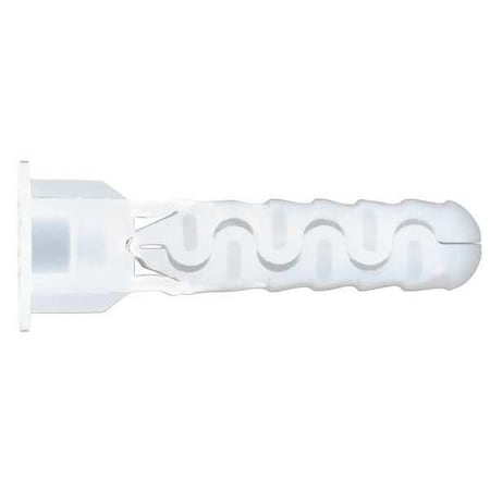 Dewalt Sharkie Wall Anchor, 1-5/8" L, Plastic, 90 lbs, 215 lbs Tension Strength, 100 PK 07584-PWR