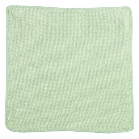 Rubbermaid Commercial Microfiber Cloth Wipe 12" x 12", Green, 24PK 1820578