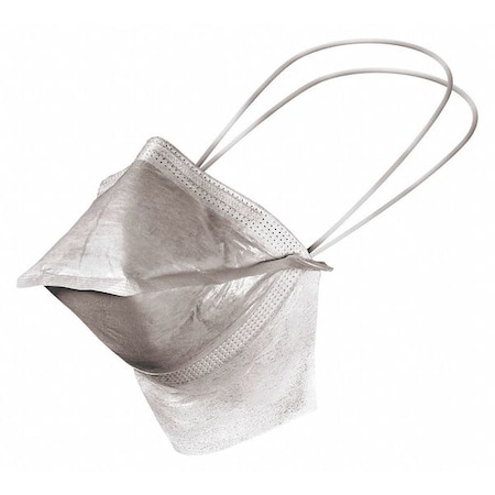 Kimtech Cleanroom Mask, Dual, Non-Adjustable Strap, Metal Nose Clip, White, M, 300 PK 62484