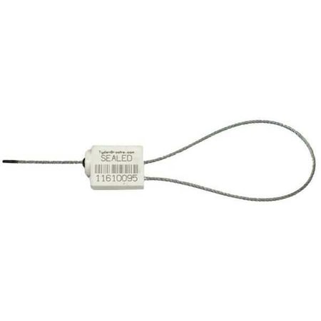 Tydenbrooks EZ Loc Plus ABS/Zinc Cable Seal, White, 12" L, PK100 V47130121-10-GRAI