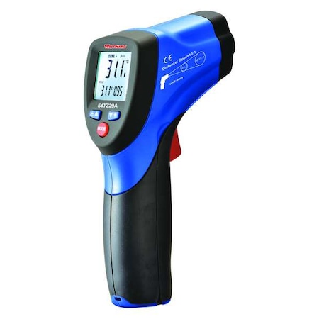 Westward Infrared Thermometer, Fixed 0.95, -58 Degrees  to 1000 Degrees F, LCD 54TZ29