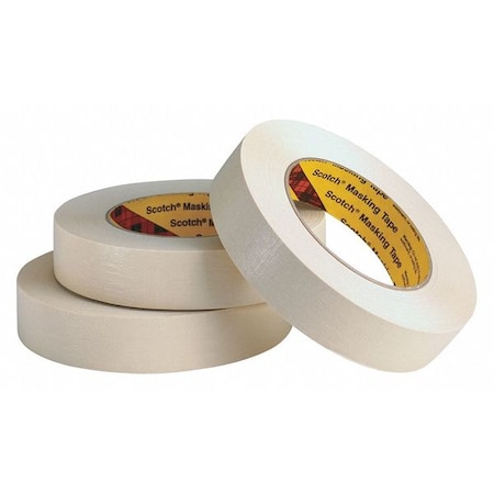 3M Painter's Tape, Tan, 12 mm W, 55 m L, 7.6 mil Thick, 231/231A 231/231A