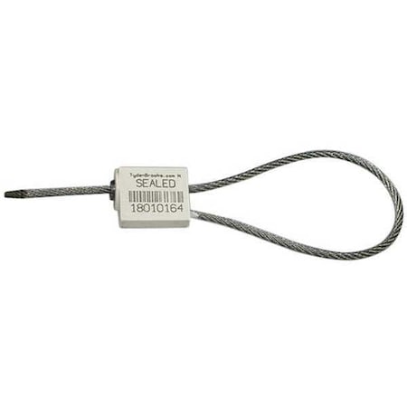 Tydenbrooks EZ Loc Plus ABS/Zinc Cable Seal, White, 12" L, PK100 V47150121-10-GRAI
