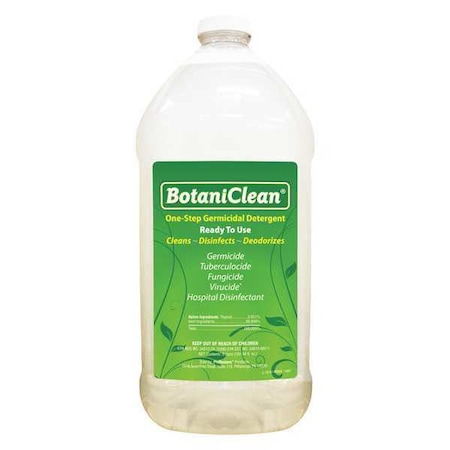 Botaniclean Germicidal Deodorizing Cleaner, 3L Bottle, Unscented 224006000