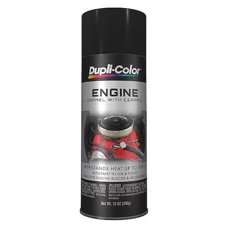 Dupli-Color 16 oz. Gloss Black Engine Enamel EDE161307