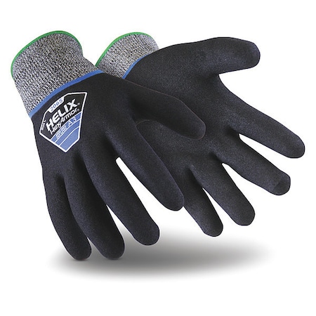 Hexarmor Cut Resistant Coated Gloves, Cut Level A3 , Double Dipped , Nitrile , Sandy , XL 1 PR 2065-XL (10)