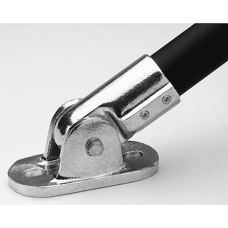 Hollaender Structural Pipe Fitting, Adjustable Flange, Base Flange, Aluminum, 1.5 in Pipe Size 46ADJ-8