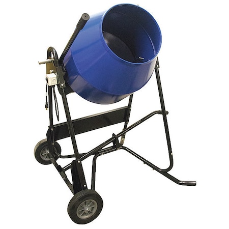 Marshalltown Concrete Mixer, Steel Drum, 115V, 218 lb. 300DDTK