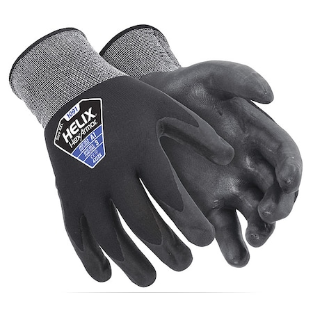 HEXARMOR Cut Resistant Coated Gloves, A1 Cut Level, Foam Nitrile, L, 1 PR 1091-L (9)