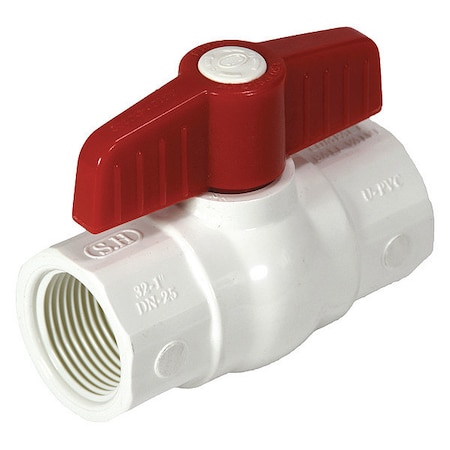 Nds Manual 2-Way Ball Valve, NPT, PVC E1420-07