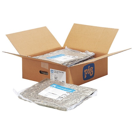 Pig Oil Water Filter Mat Pads, 36"L, 36"W, PK5 MAT1206