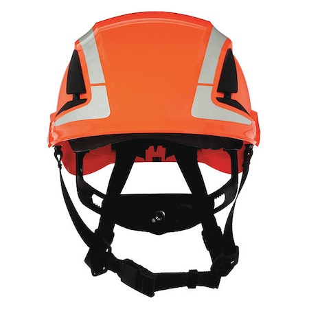 3M Reflective, Non-Vented, Hard Hat, X5000, ABS, 6 Point Ratchet, Type 1, Class E, Orange X5007X-ANSI