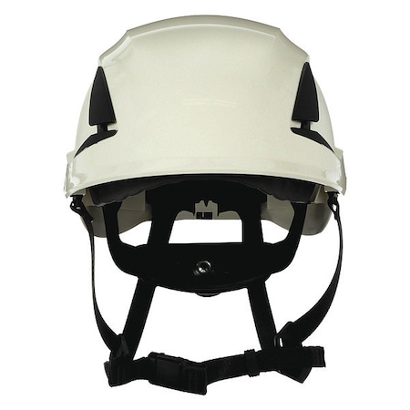 3M Non-Vented Hard Hat, X5000, ABS, 6 Point Ratchet, Type 1, Class E, White X5001-ANSI