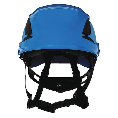 3M Non-Vented Hard Hat, X5000, ABS, 6 Point Ratchet, Type 1, Class E, Blue X5003-ANSI