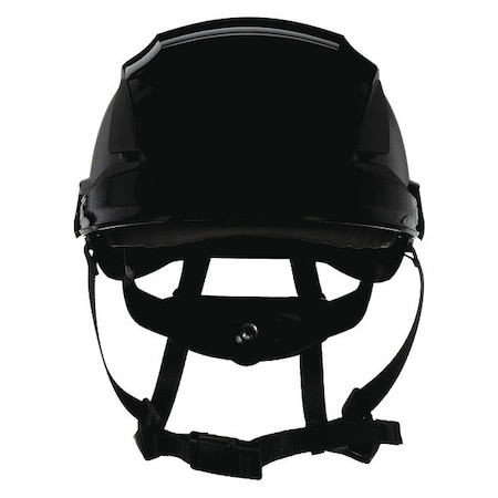 3M Non-Vented Hard Hat, X5000, ABS, 6 Point Ratchet, Type 1, Class E, Black X5012-ANSI