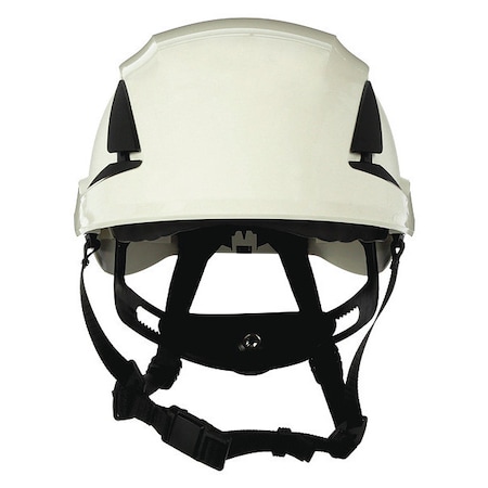 3M SecureFit Safety Helmet, Front Brim, Type 1, Class C, Vented, Ractchet (6-point), White X5001V-ANSI