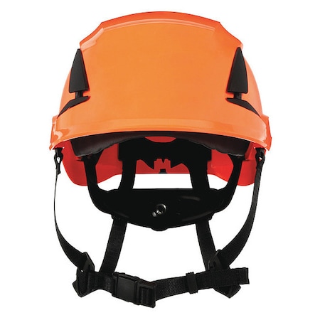 3M SecureFit Safety Helmet, Front Brim, Type 1, Class C, Vented, Ractchet (6-point), Orange X5007V-ANSI