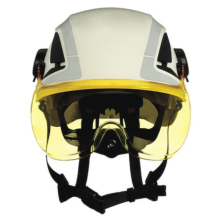 3M Visor, Amber Visor, 7" Height, Anti-Fog, Scratch-Resistant Lens X5-SV03