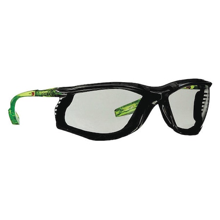 3M CCS, Safety Glasses, Scotchgard Anti-Fog & Anti-Scratch, Indoor/Outdoor Lens, Green Frame SCCS07SGAF-GRN-F