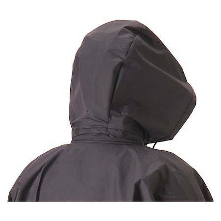 Nasco Flame Resistant Rain Hood, DuPont, Kevlar, Nomex, Blue, Universal H1800N