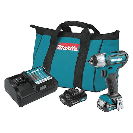 Makita 12V max CXT 1/4" Impact Wrench Kit (2.0Ah) WT04R1