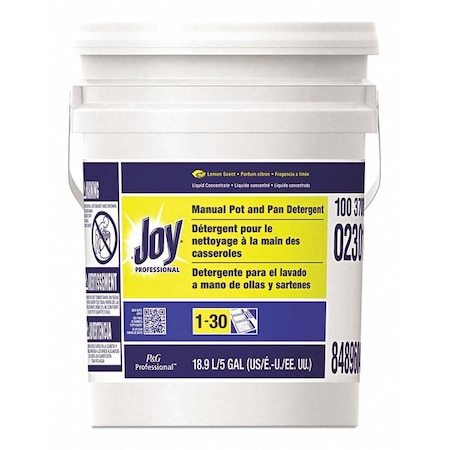 Joy Pots Pans Cleaner, Bucket, 5 gal, Joy Prof 43608