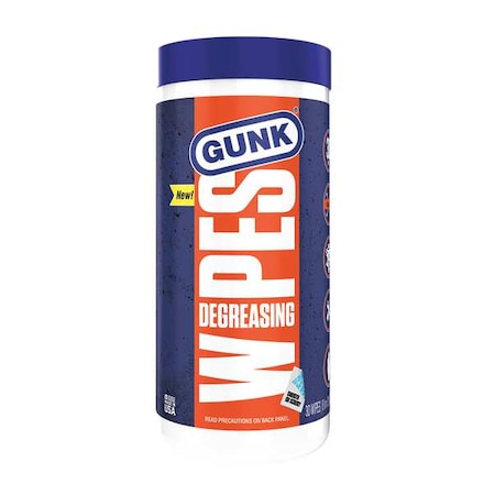 Gunk Cleaning Wipes, Citrus, 30 ct. Size EDW30