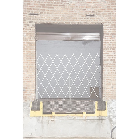 Zoro Select Folding Gate, Gray, 6 to 7 ft. Opening W SECO